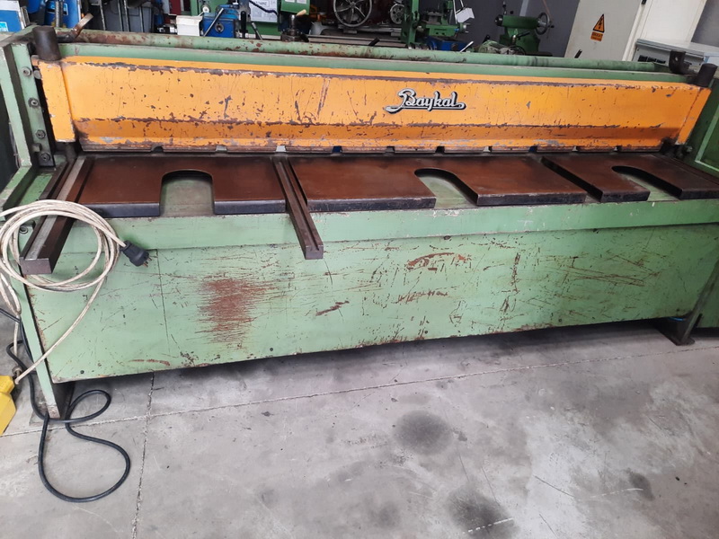 Baykal Giyotin Makas 2.5 Metre 4 mm – İkinci El Bakımlı & Garantili