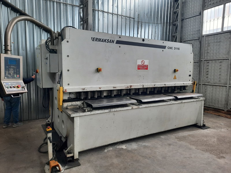 Ermaksan CNC Giyotin Makas 3 Metre 16 mm (2008) – Bakımlı & Garantili